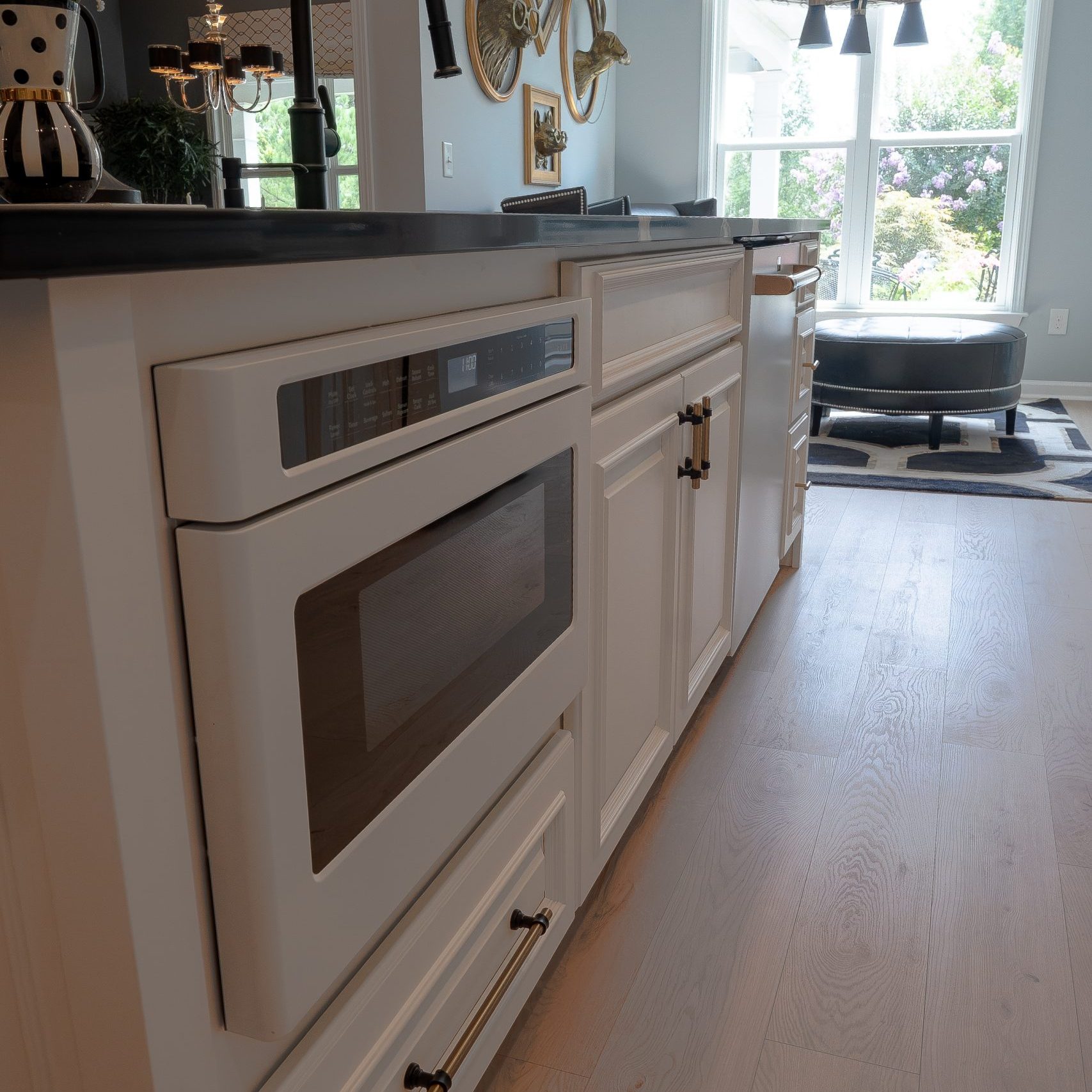 Kitchen Remodel with drawer microwave